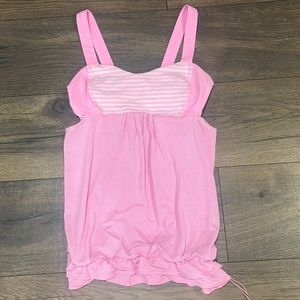 Lululemon pink tank size 6